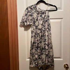Imaginary voyage off shoulder mini dress, women’s med
